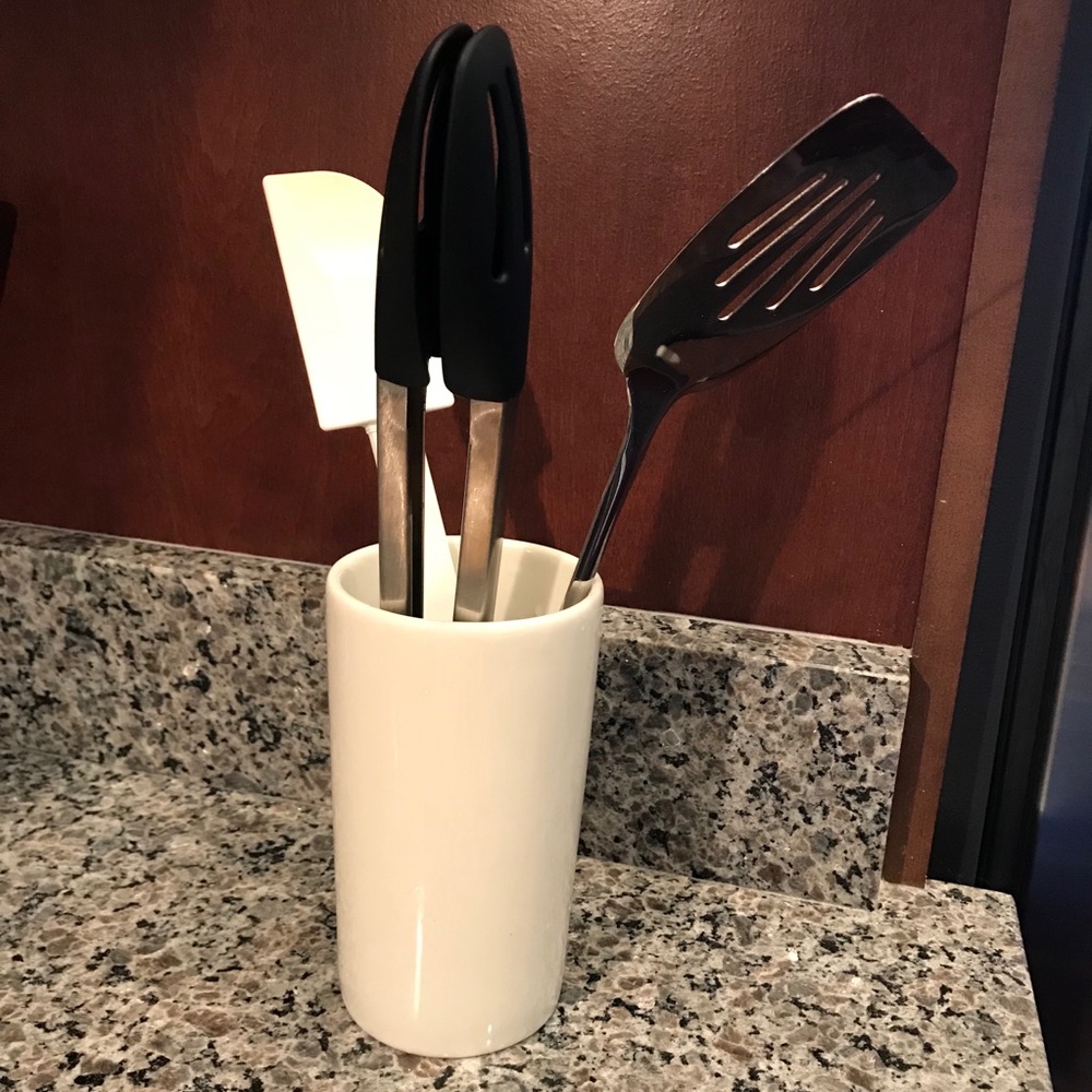 Muji Japanese utensil holder farmhouse minimal